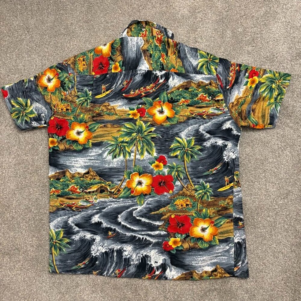Vintage Roundy Bay Men’s Large Hawaiian Shirt